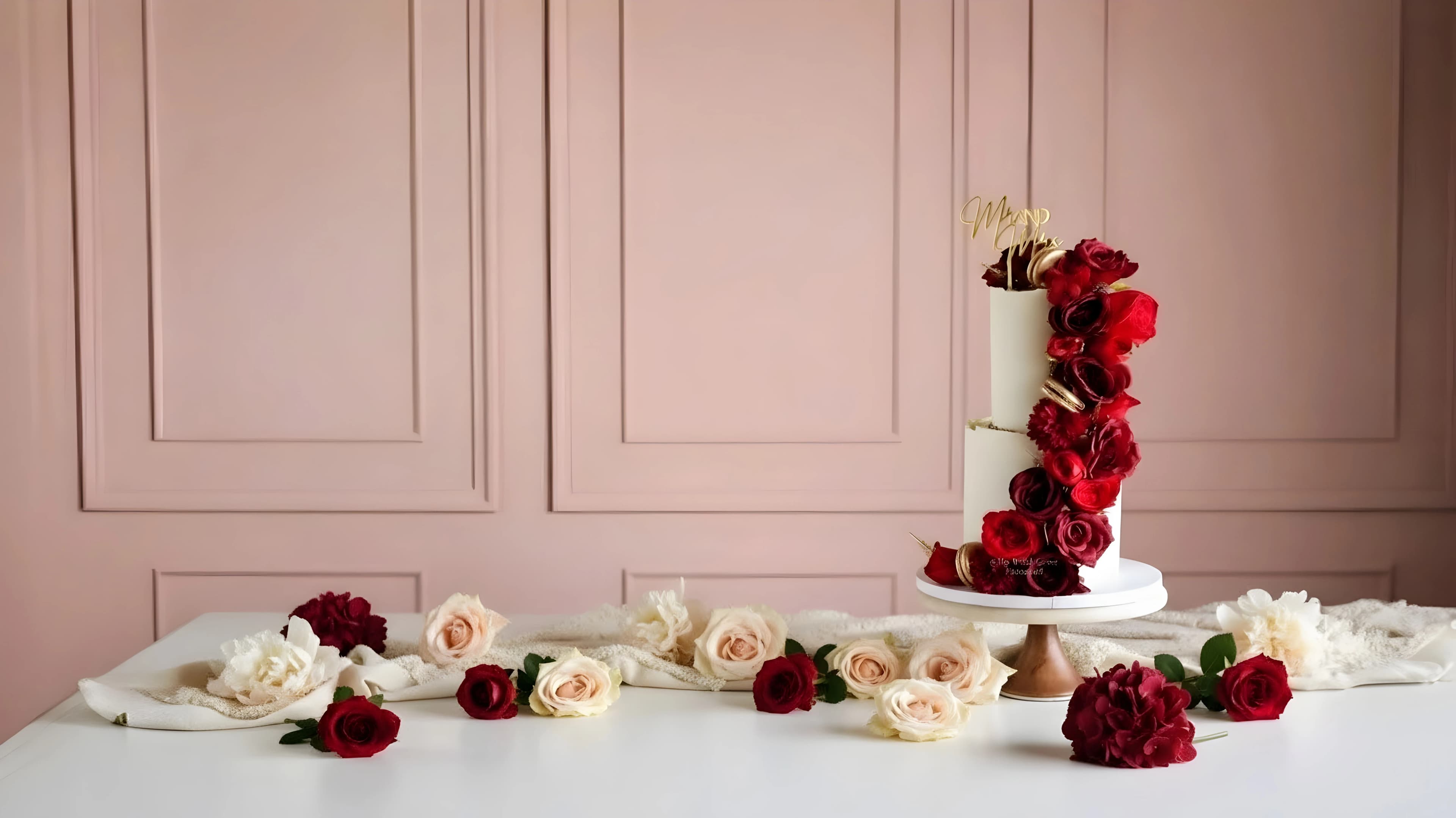 Signature Chocolate Truffle Wedding Cake