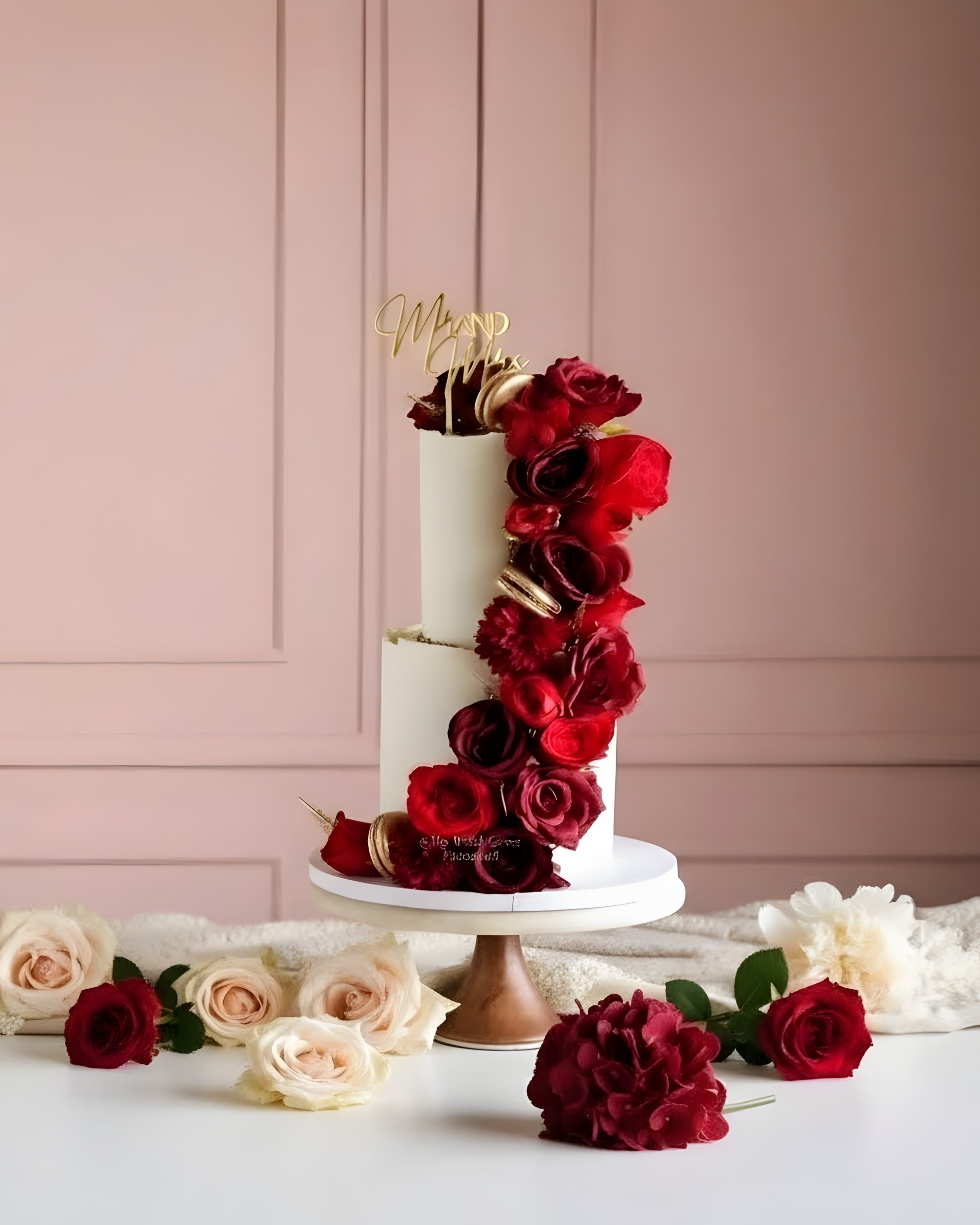 Signature Chocolate Truffle Wedding Cake